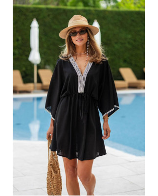 48 плаття міні лляне з прошвою