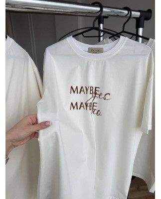 29 футболка молочна maybe yes 29 футболка молочна maybe yes