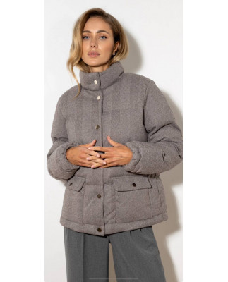 18/1 куртка пухова Кашемірова на кнопках 18/1 куртка пухова Кашемірова на кнопках