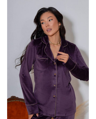 13 велюрова піжама з кантом