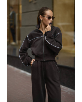 55 Костюм із трьохнитки з кантом 55 Костюм із трьохнитки з кантом