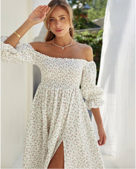 33 сукня міді муслінова на резинці