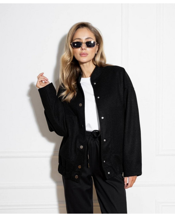 26 Бомбер кашеміровий на кнопках