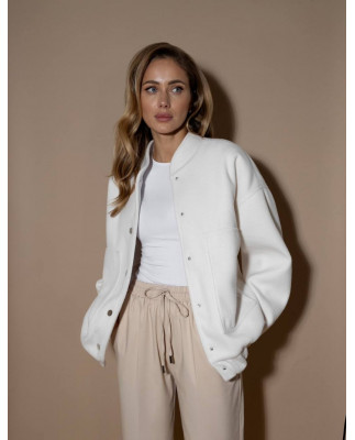 26 Бомбер Кашеміровий на кнопках 26 Бомбер Кашеміровий на кнопках