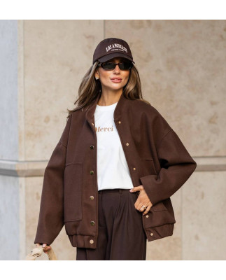 26 Бомбер Кашеміровий на кнопках 26 Бомбер Кашеміровий на кнопках