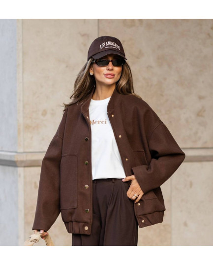 26 Бомбер Кашеміровий на кнопках