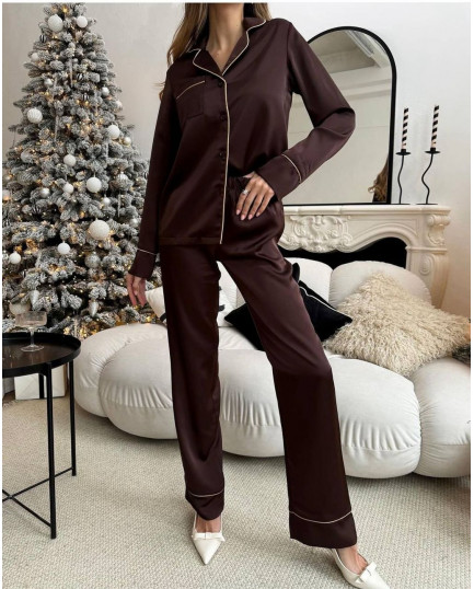 13/1 піжама сатинова з кантом