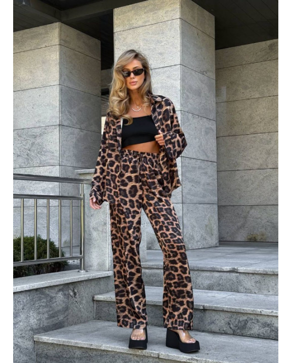 37 костюм шовковий зі штанами