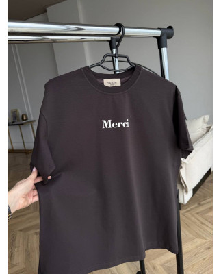 29 футболка коричнева merci 29 футболка коричнева merci