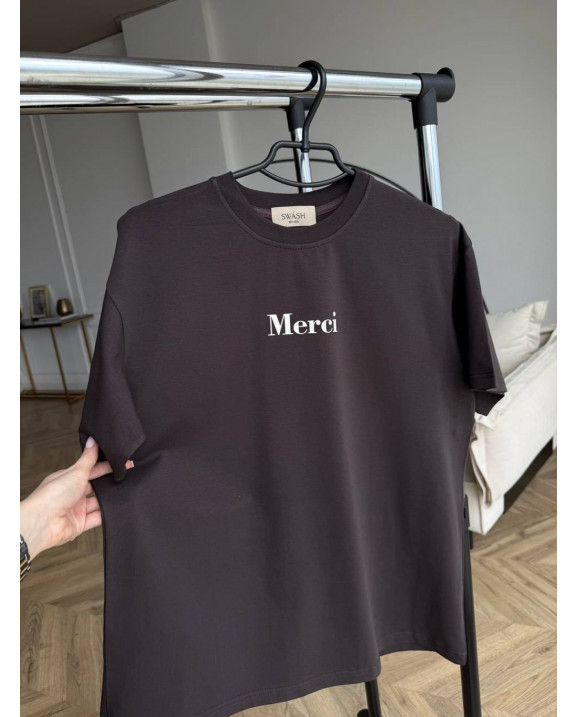29 футболка коричнева merci