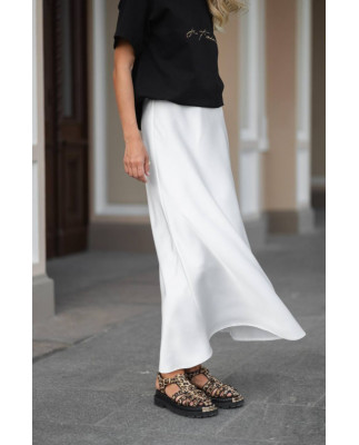 35 спідниця міді сатинова