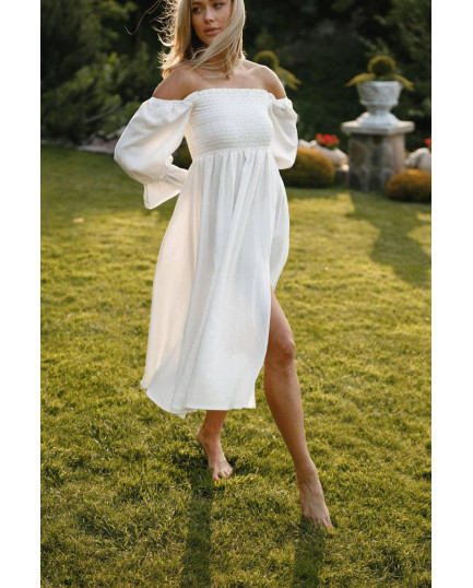 33 сукня міді муслінова на резинці