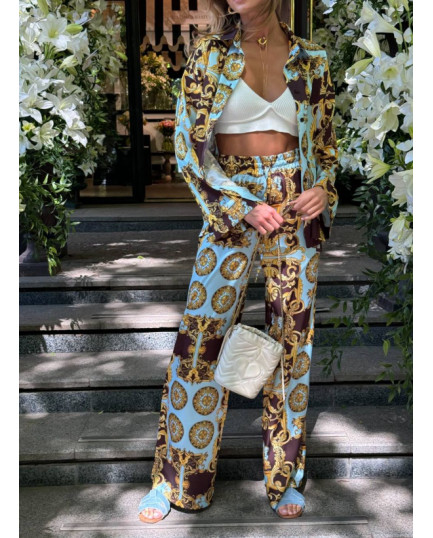 37 костюм шовковий зі штанами