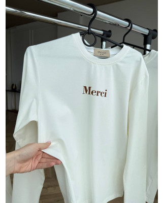 71 лонгслів молочний merci 71 лонгслів молочний merci