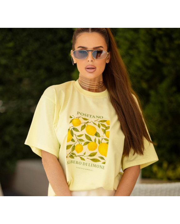 29 Футболка жовта з лимонами