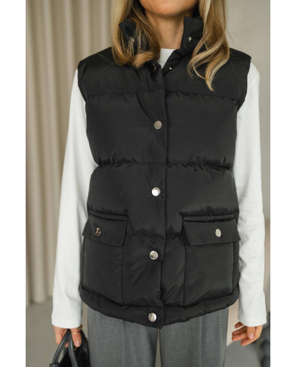 17 Жилетка пухова на кнопках водовідштовхувальна