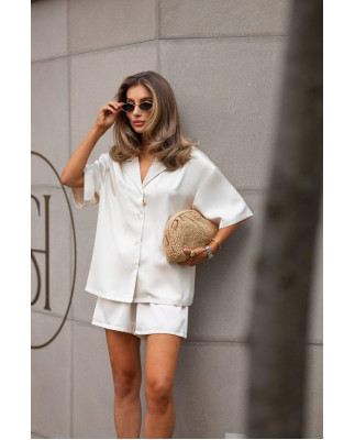 36 костюм шовковий із шортами