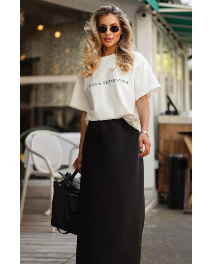 35 спідниця міді сатинова