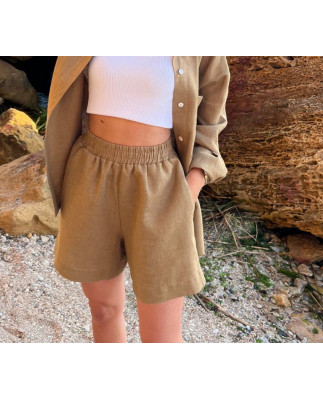 Шорти льняні Sale
