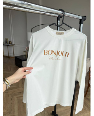 71 лонгслів молочний Bonjour 71 лонгслів молочний Bonjour