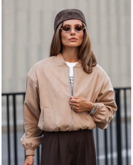 88 Бомбер з замши