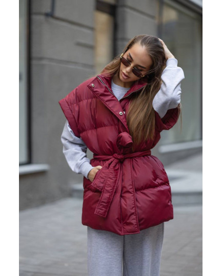 62 Жилет водовідштовхуючий подовженний з поясом