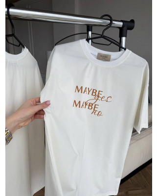 29 футболка молочна maybe yes 29 футболка молочна maybe yes