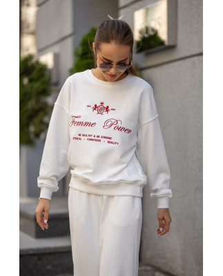 59 Спортивний костюм Худі з вишивкою з прямими штанами 59 Спортивний костюм Худі з вишивкою з прямими штанами