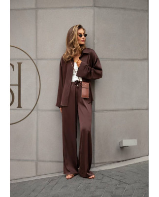 37 костюм шовковий зі штанами