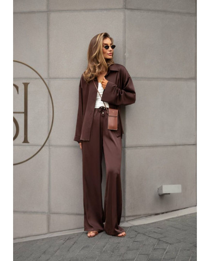 37 костюм шовковий зі штанами