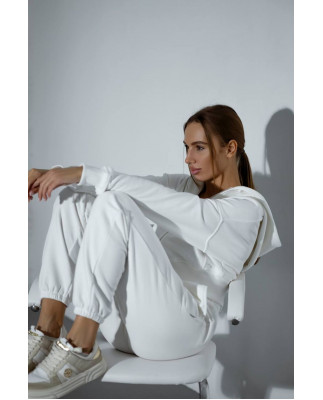 0809 спортивний костюм на блискавці з капюшоном зі штанами на резинці 0809 спортивний костюм на блискавці з капюшоном зі штанами на резинці